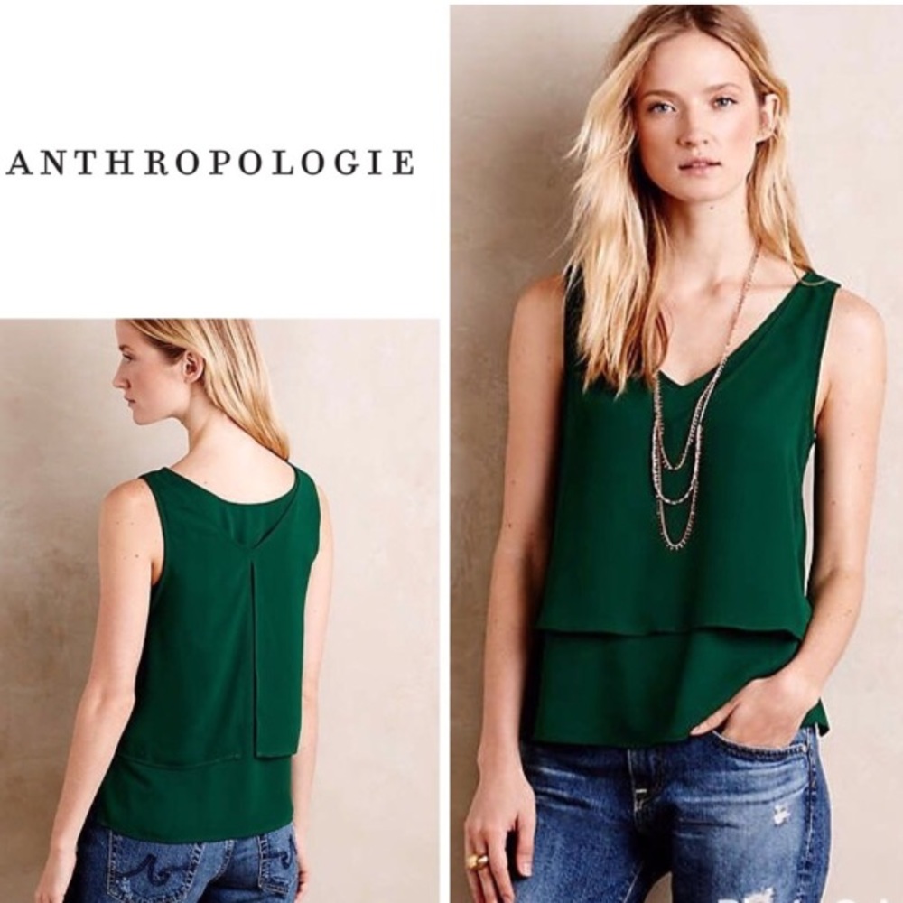 Anthro HD in Paris green tank